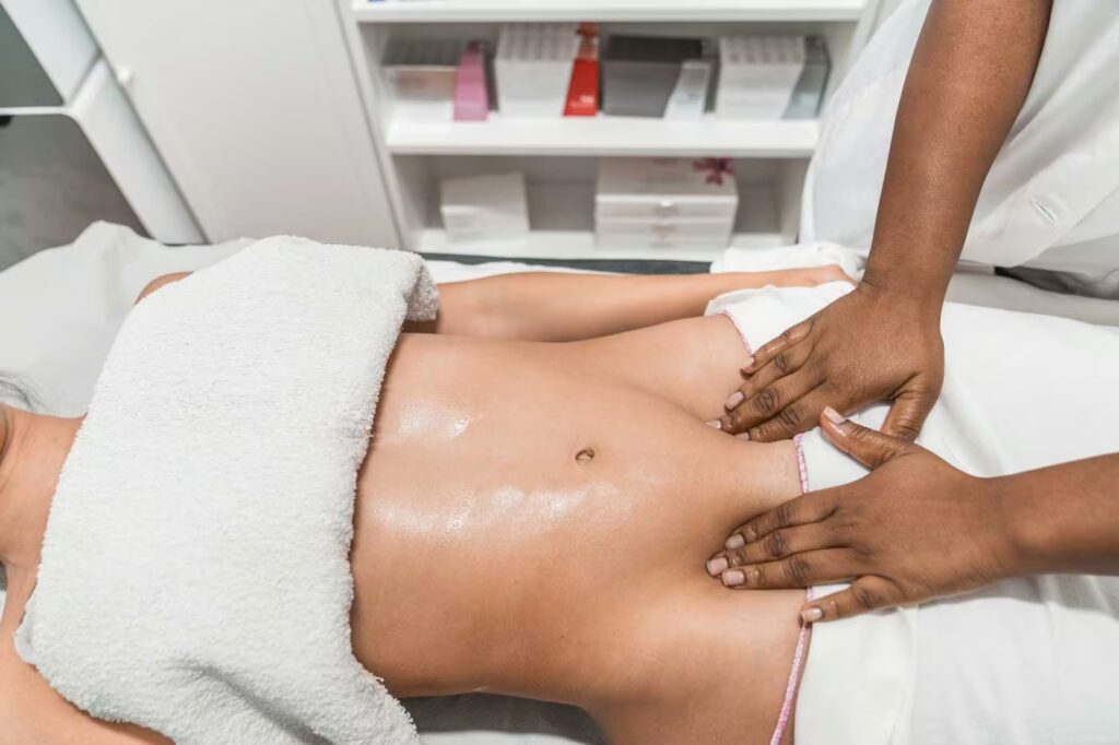 beautician applying pressure with palms during sto 2025 03 09 01 39 57 utc